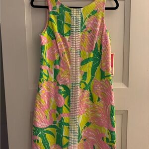 Lilly Pulitzer Pink and Green Mini Dress